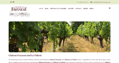 Desktop Screenshot of chateau-freyneau.com